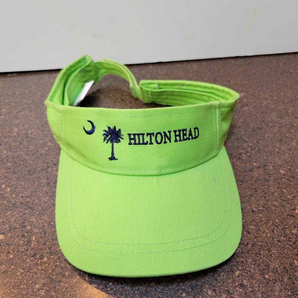 Shade Shack Hilton Head Visor Hat Unisex One Size Green Adjustable Strapback